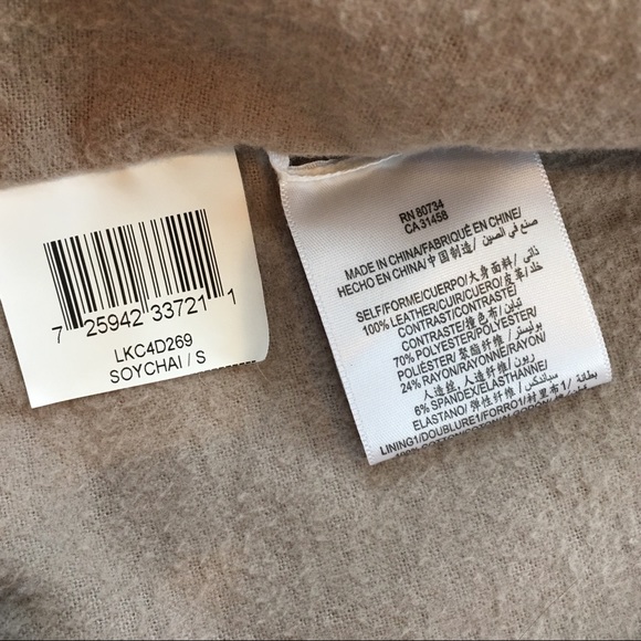 BCBGMAXAZRIA | genuine leather jacket asymmetrical - Picture 5 of 8